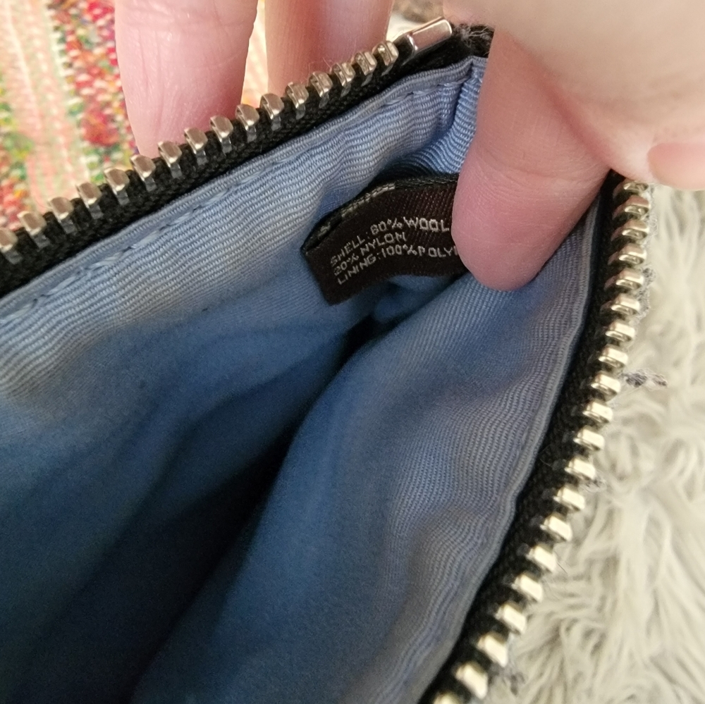 Coach wool crossbody bag Rare - Picture 9 of 9